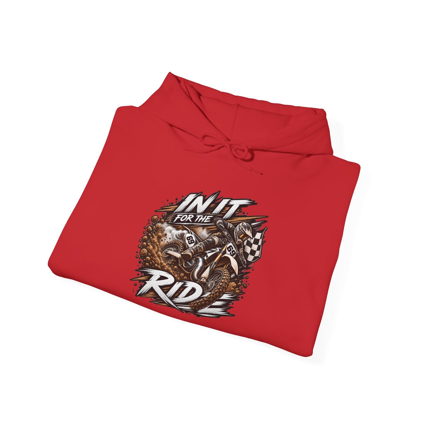 Motorcycle Hoodie — "I’m It, Ride" Dirt Bike Graphic Pullover