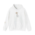 Daisy Comfort Hoodie — 'don't be the same be better' Minimal Floral Pullover