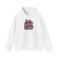 Hoodie — 'Real Girls Let'er Eat' Pink Motorcycle Graphic Hoodie