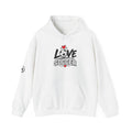 Soccer Love Hoodie – 'Love Soccer' Heart & Ball Graphic Hooded Sweatshirt