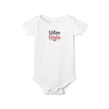 Infant Onesie - "Listen Linda" Cute Script Baby Bodysuit