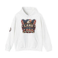 Patriotic 'Land of the Free' Eagle Hoodie – American Flag Veteran Tribute