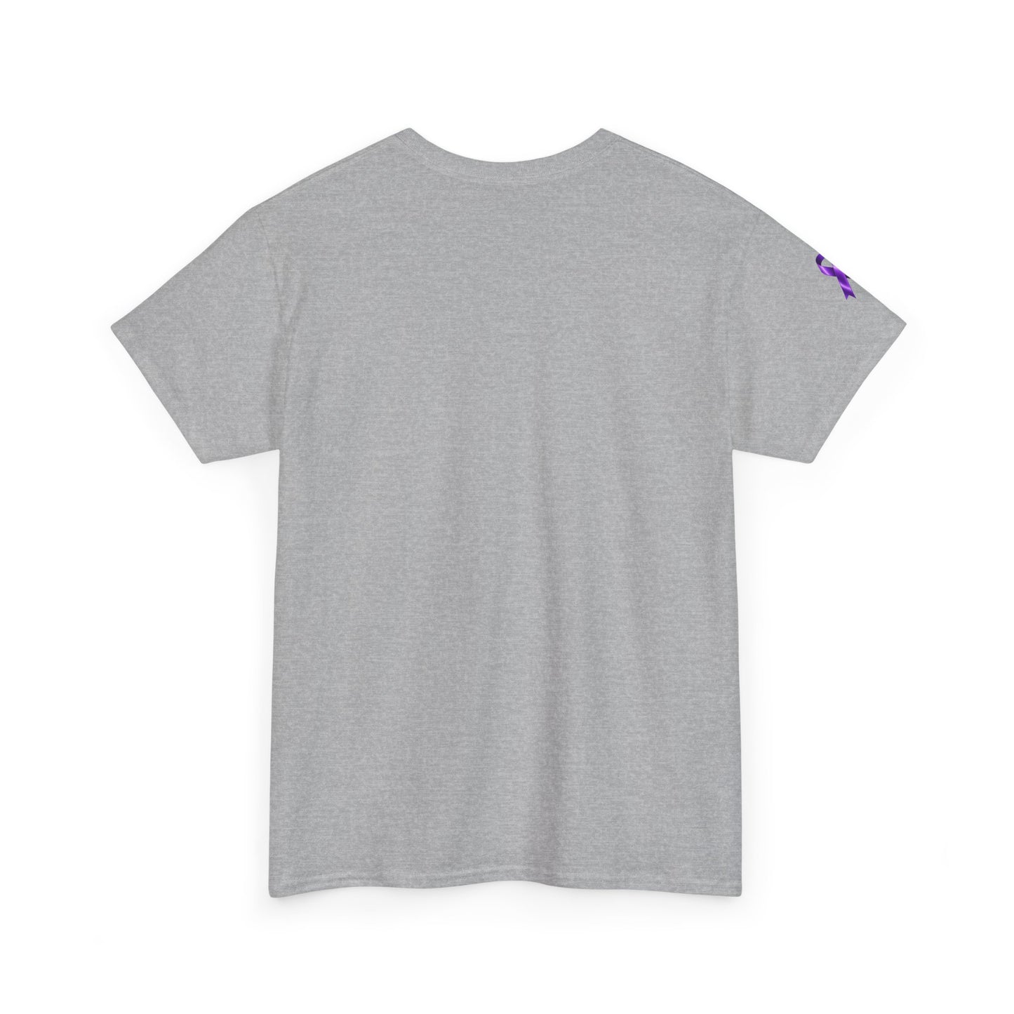 Pancreatic Cancer Awareness T-Shirt — Purple Ribbon Hope, Strength & Faith Tee