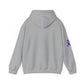 Pancreatic Cancer Awareness Hoodie – Purple Ribbon Floral Support Sweatshirt