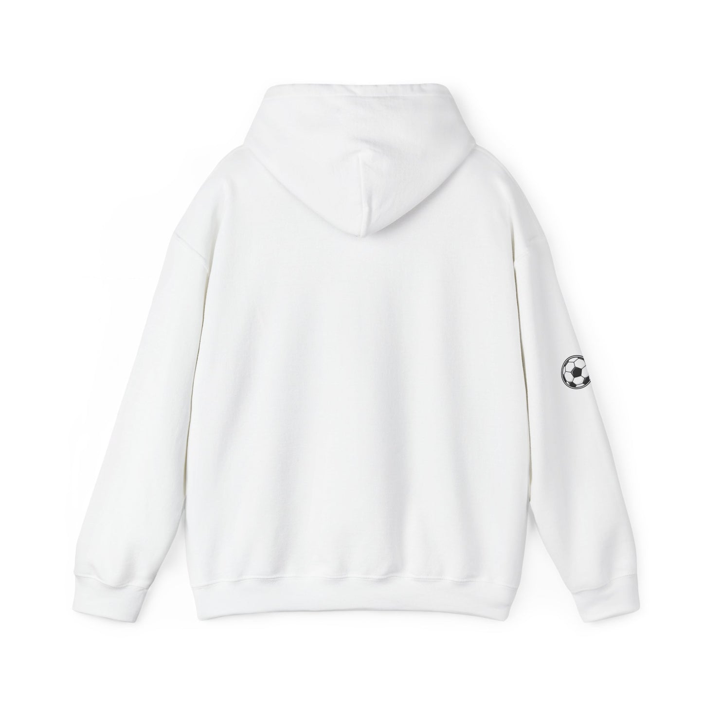 Soccer Love Hoodie – 'Love Soccer' Heart & Ball Graphic Hooded Sweatshirt