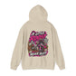 Racer Girl Motorcycle Hoodie — "Real Girls Let 'Er Eat" / "A Little Roost Never Hurt"
