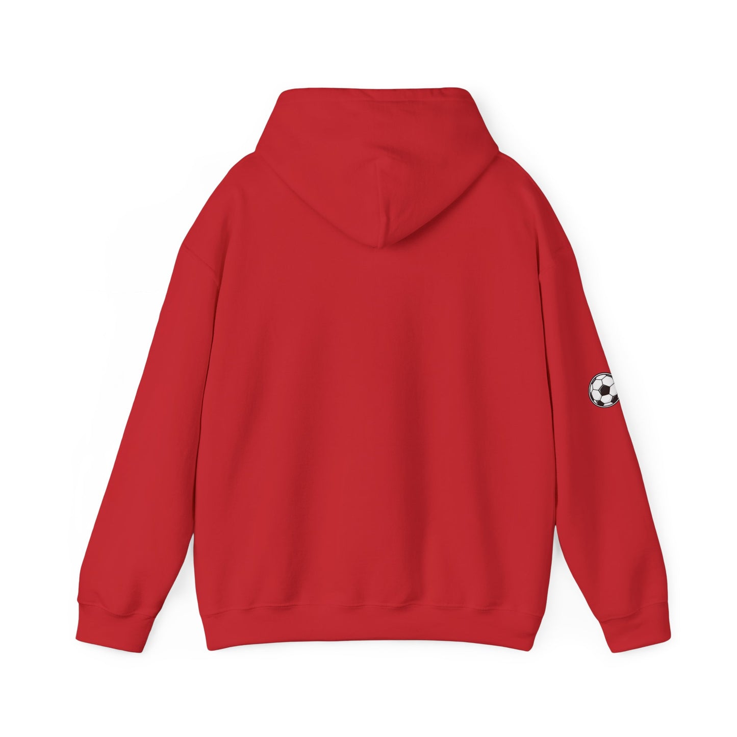 Soccer Love Hoodie – 'Love Soccer' Heart & Ball Graphic Hooded Sweatshirt