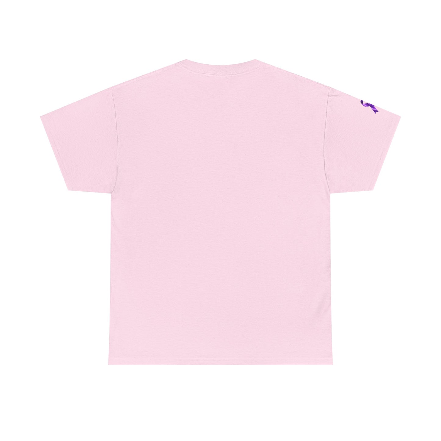 Pancreatic Cancer Awareness T-Shirt — Purple Ribbon Hope, Strength & Faith Tee