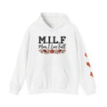Hoodie — "M.I.L.F. (Man, I Love Fall)" Fall Leaves Pullover
