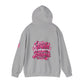 Breast Cancer Survivor Hoodie — “Cancer Picked the Wrong Girl” / Faith Strength Courage