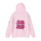 Breast Cancer Survivor Hoodie — “Cancer Picked the Wrong Girl” / Faith Strength Courage