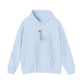 Daisy Comfort Hoodie — 'don't be the same be better' Minimal Floral Pullover