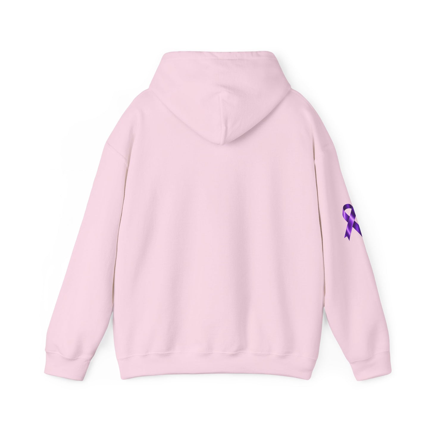 Pancreatic Cancer Awareness Hoodie – Purple Ribbon Floral Support Sweatshirt