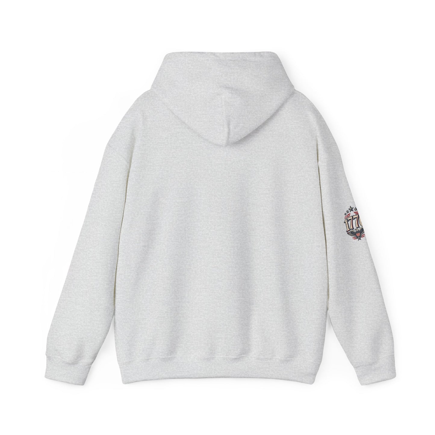 Patriotic 'Land of the Free' Eagle Hoodie – American Flag Veteran Tribute