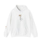Daisy Comfort Hoodie — 'don't be the same be better' Minimal Floral Pullover