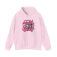 Faith Over Fear Hoodie — Pink Ribbon Breast Cancer Awareness Philippians 4:13 Hooded Sweatshirt