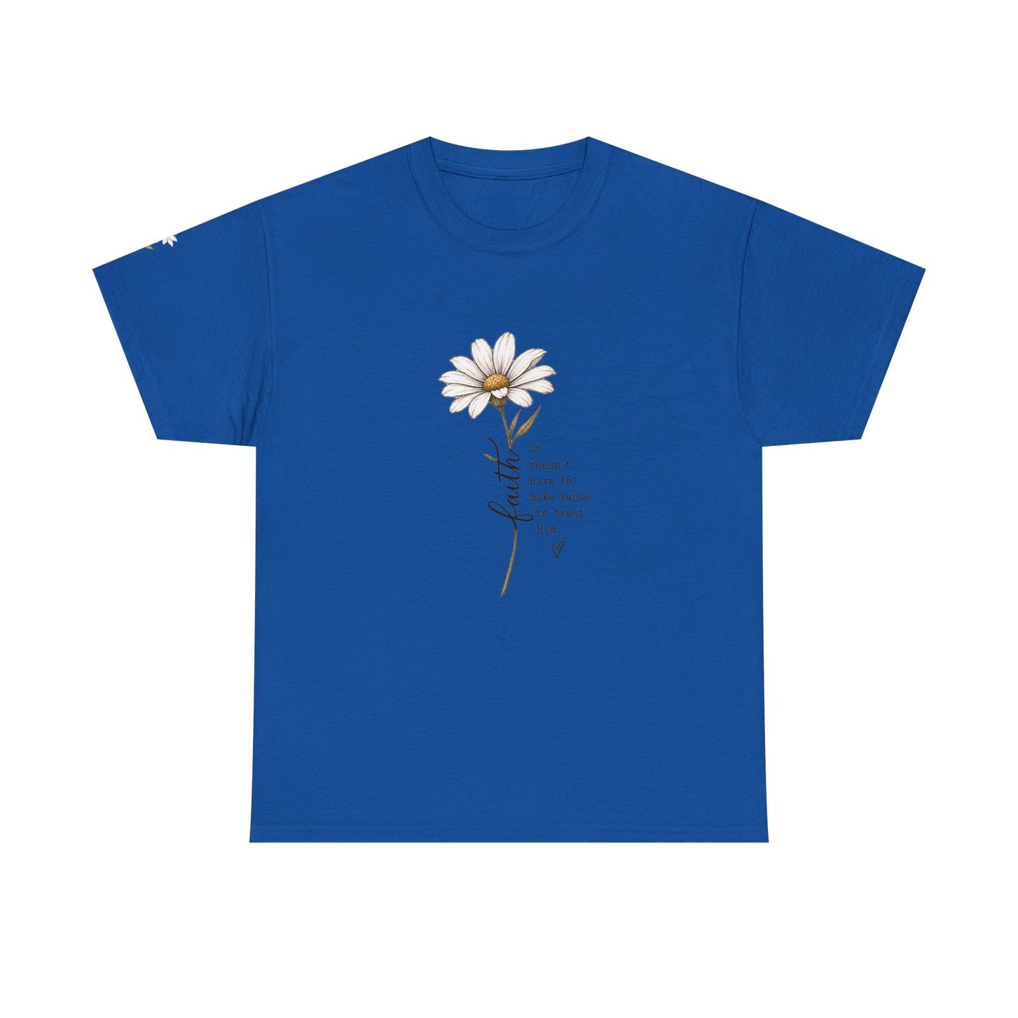 Daisy Illustration Tee – "It's Okay to Have a Little More Time" Inspirational Floral T‑Shirt