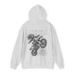 Women’s Motocross Hoodie – “Real Girls Let ‘Er Eat / A Little Dirt Never Hurt” Dirt Bike Pullover