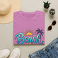Beach Life T‑Shirt — Retro Sun & Palm Vacation Tee
