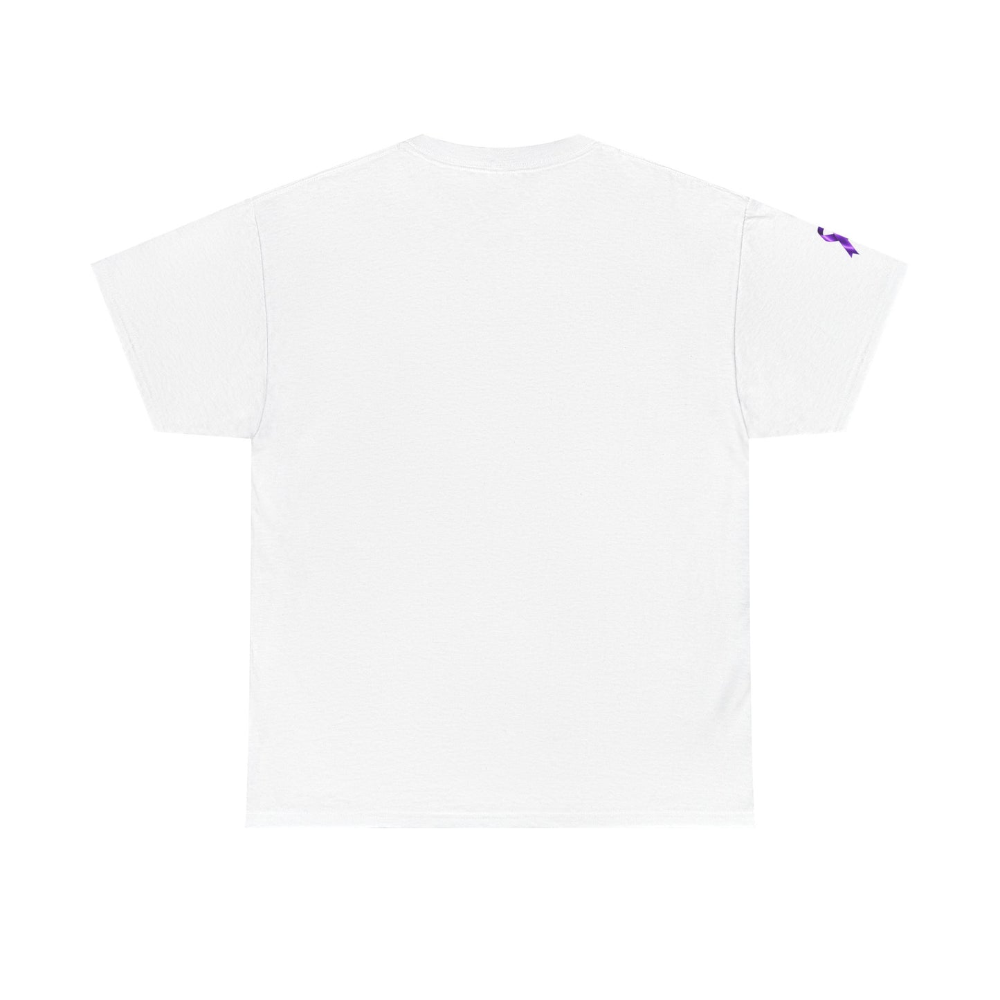 Pancreatic Cancer Awareness T-Shirt — Purple Ribbon Hope, Strength & Faith Tee