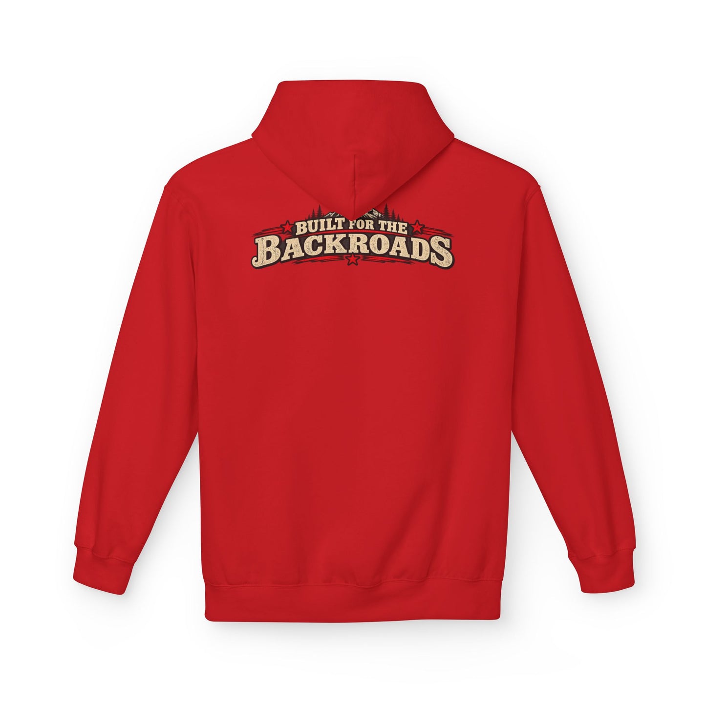 Hoodie — 'Built on the Backroads' Jimmy Riggs Vintage Truck Graphic
