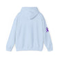 Pancreatic Cancer Awareness Hoodie – Purple Ribbon Floral Support Sweatshirt