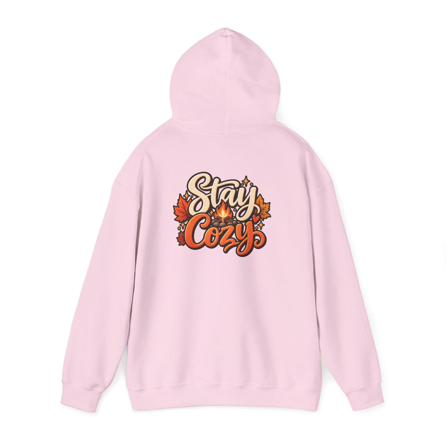 Hoodie — "Boo Bonfires October Oversized Hoodies" Cozy Fall Pullover (Stay Cozy)