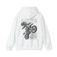 Women’s Motocross Hoodie – “Real Girls Let ‘Er Eat / A Little Dirt Never Hurt” Dirt Bike Pullover