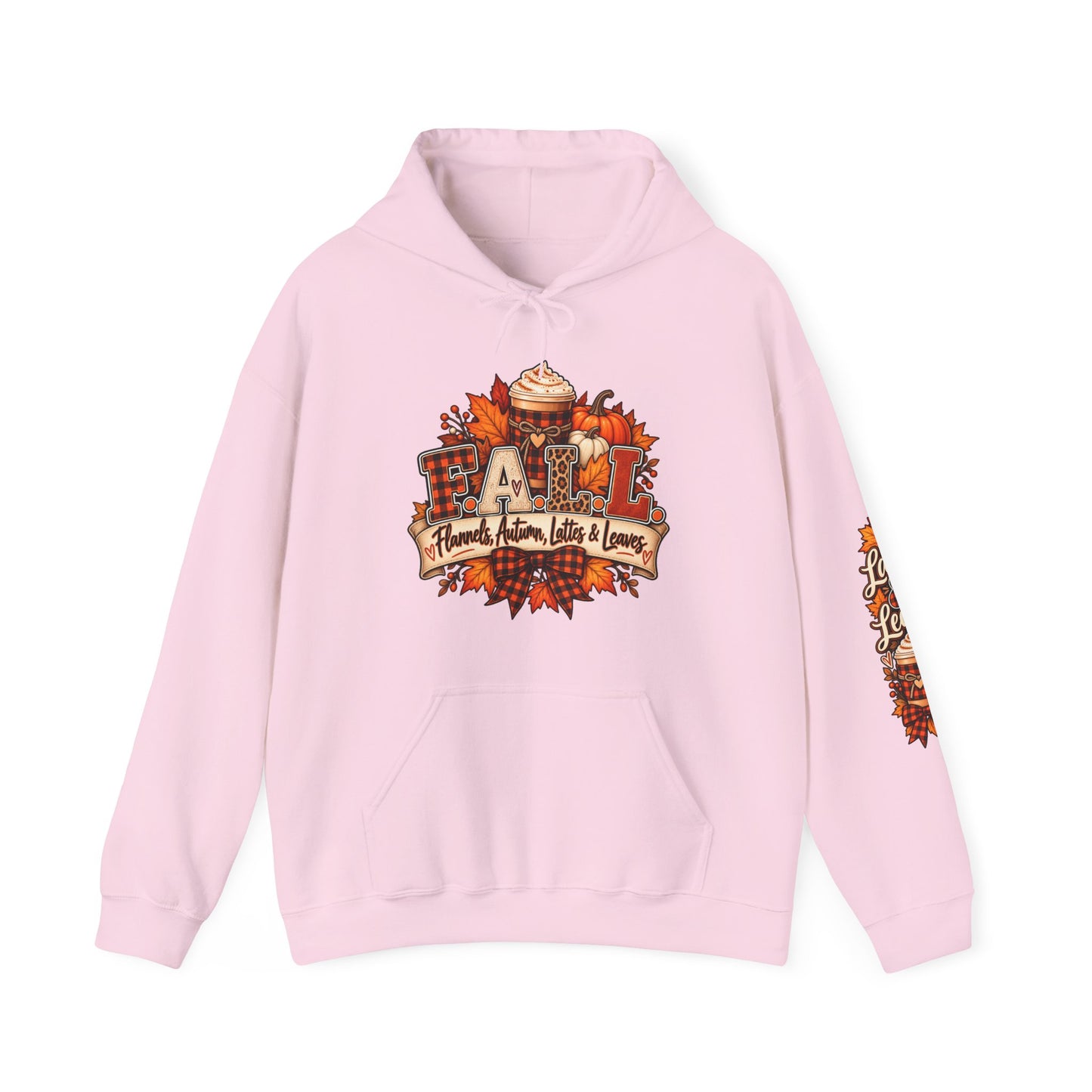 Fall Cozy Hoodie — "Stay Cozy" Autumn Leaves & Pumpkin Spice Sweatshirt