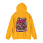 Racer Girl Motorcycle Hoodie — "Real Girls Let 'Er Eat" / "A Little Roost Never Hurt"