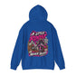 Racer Girl Motorcycle Hoodie — "Real Girls Let 'Er Eat" / "A Little Roost Never Hurt"
