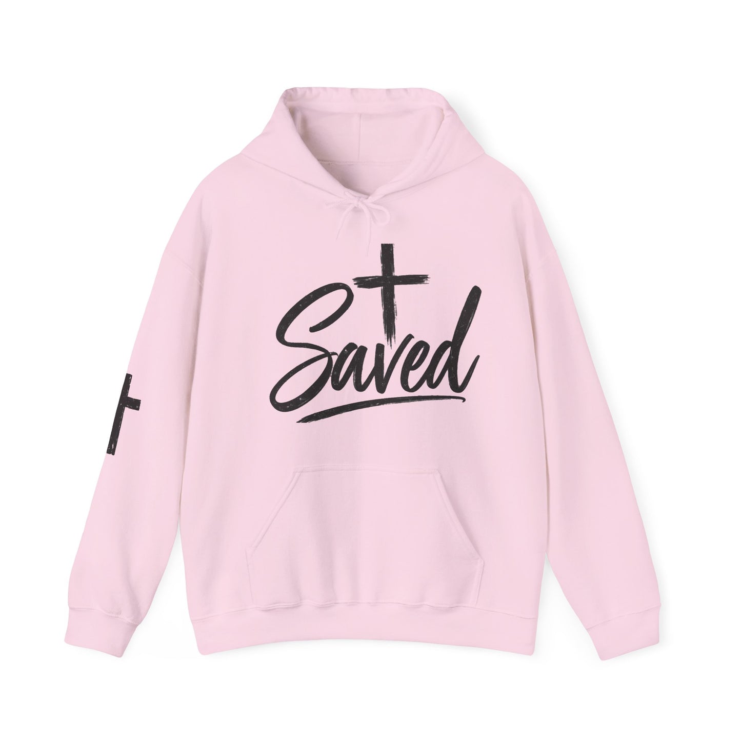 Saved Cross Hoodie — Christian Faith Pullover