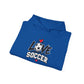 Soccer Love Hoodie – 'Love Soccer' Heart & Ball Graphic Hooded Sweatshirt