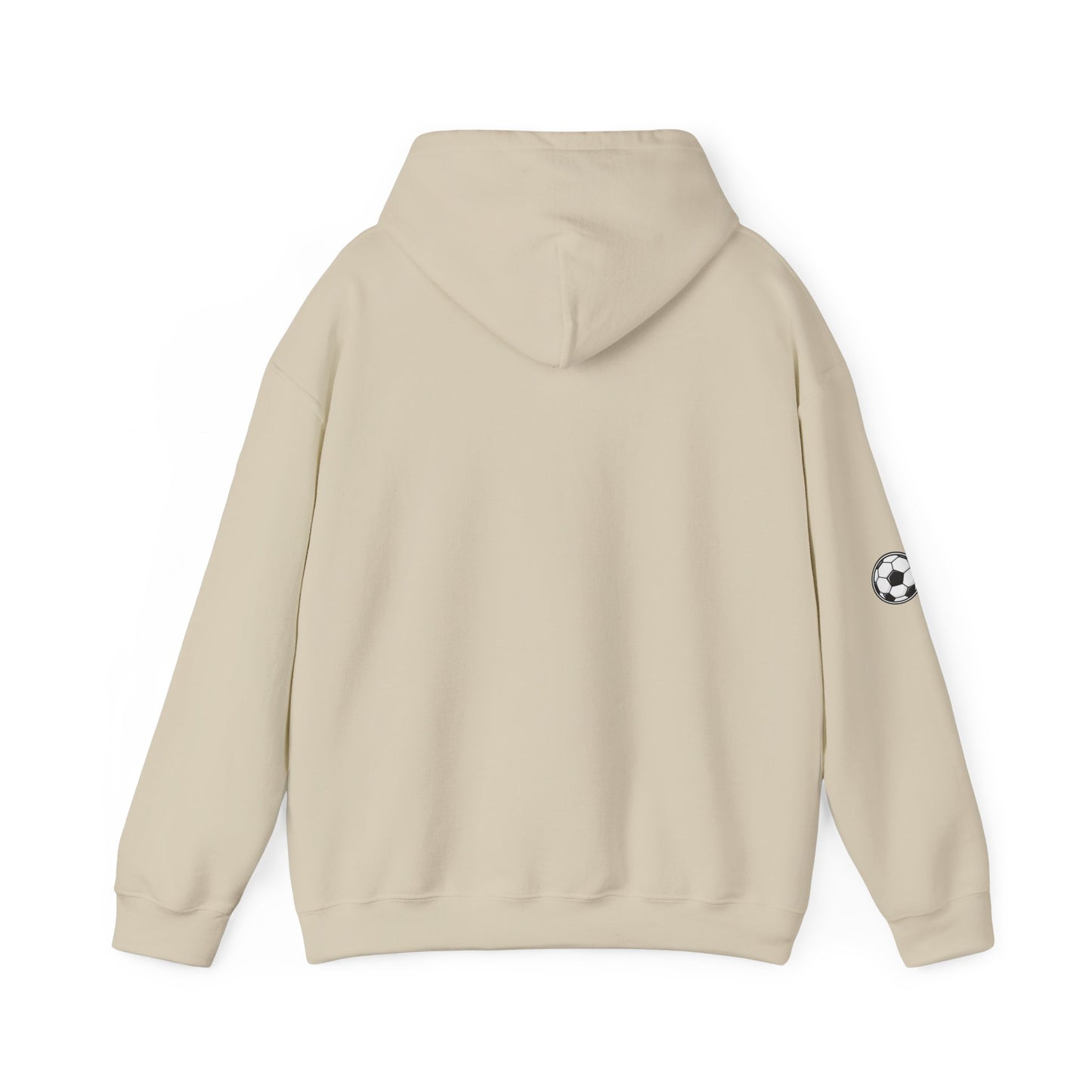 Soccer Love Hoodie – 'Love Soccer' Heart & Ball Graphic Hooded Sweatshirt