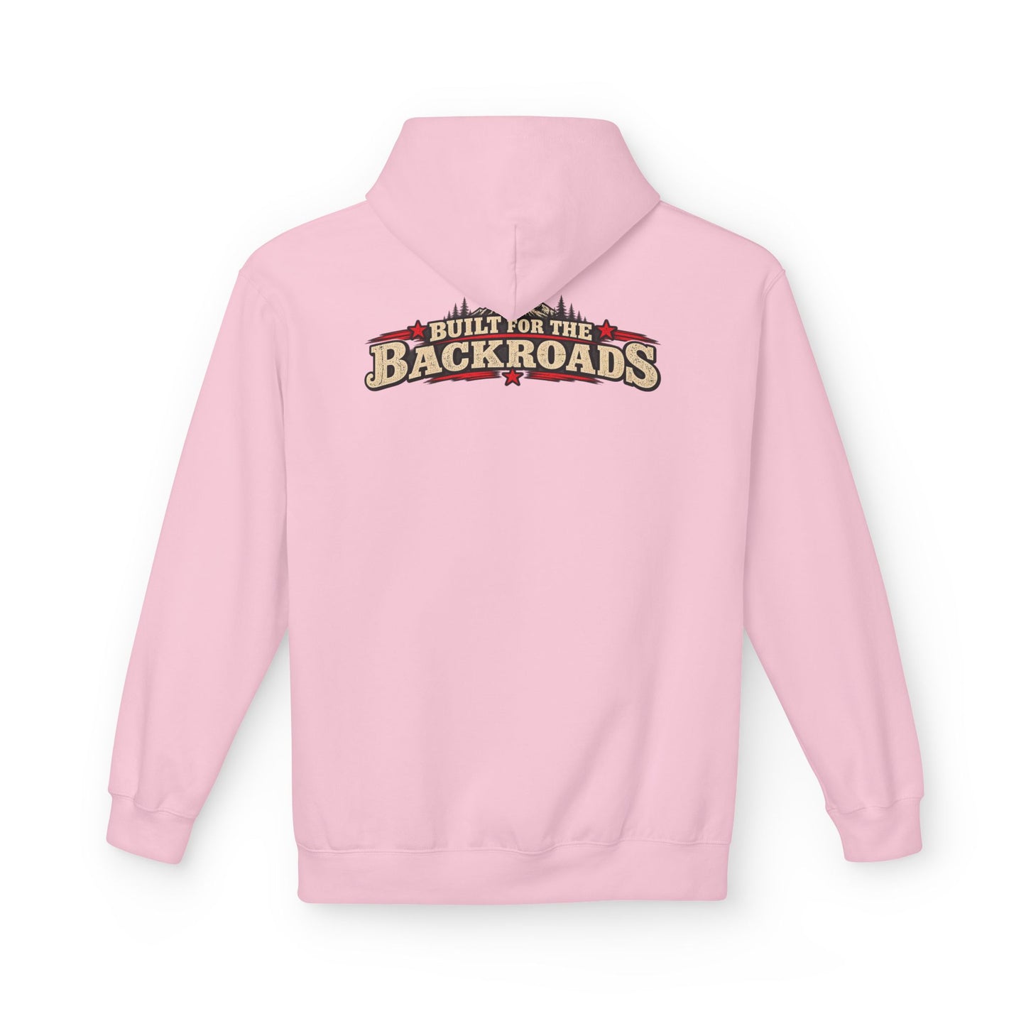 Hoodie — 'Built on the Backroads' Jimmy Riggs Vintage Truck Graphic