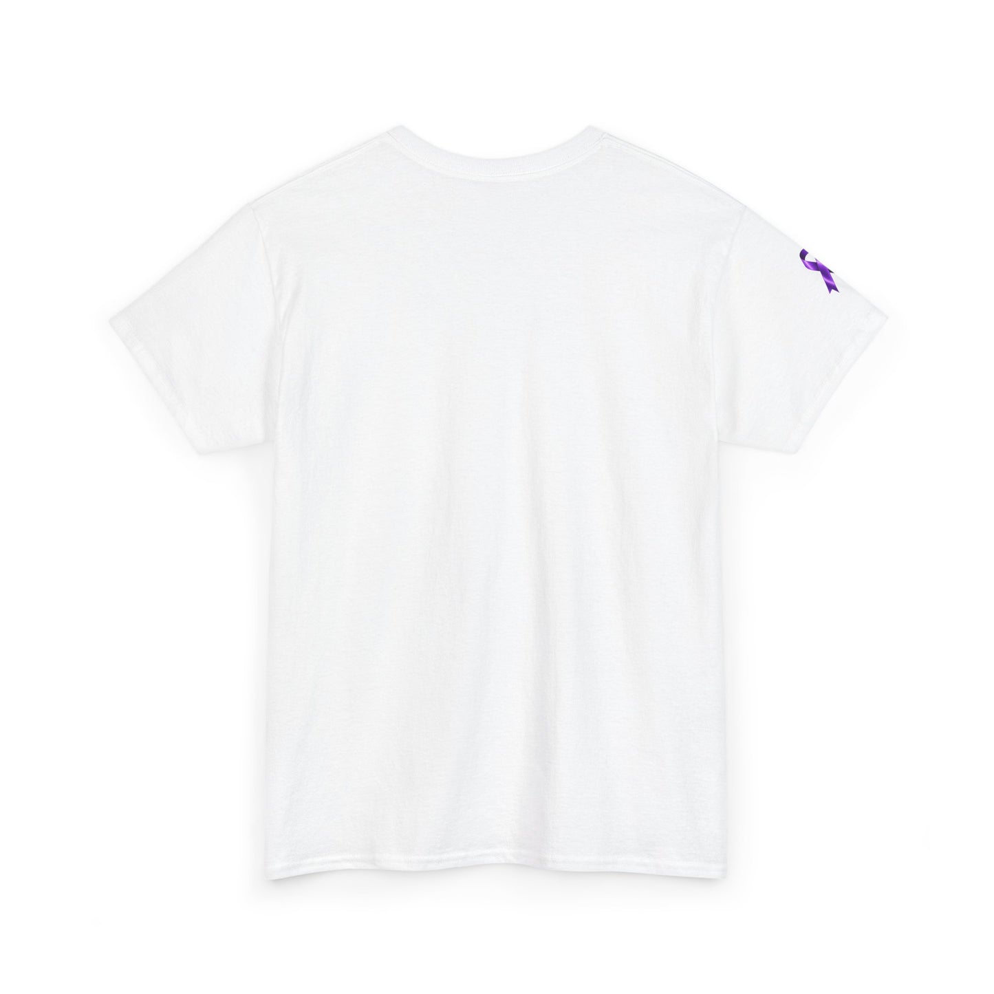 Pancreatic Cancer Awareness T-Shirt — Purple Ribbon Hope, Strength & Faith Tee