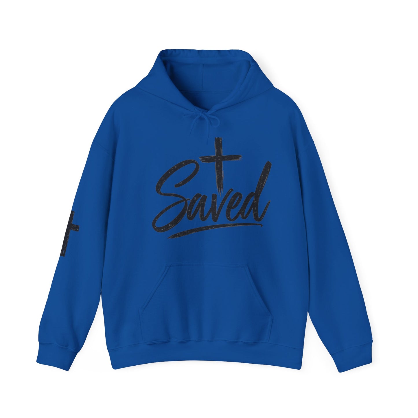 Saved Cross Hoodie — Christian Faith Pullover