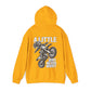Women’s Motocross Hoodie – “Real Girls Let ‘Er Eat / A Little Dirt Never Hurt” Dirt Bike Pullover