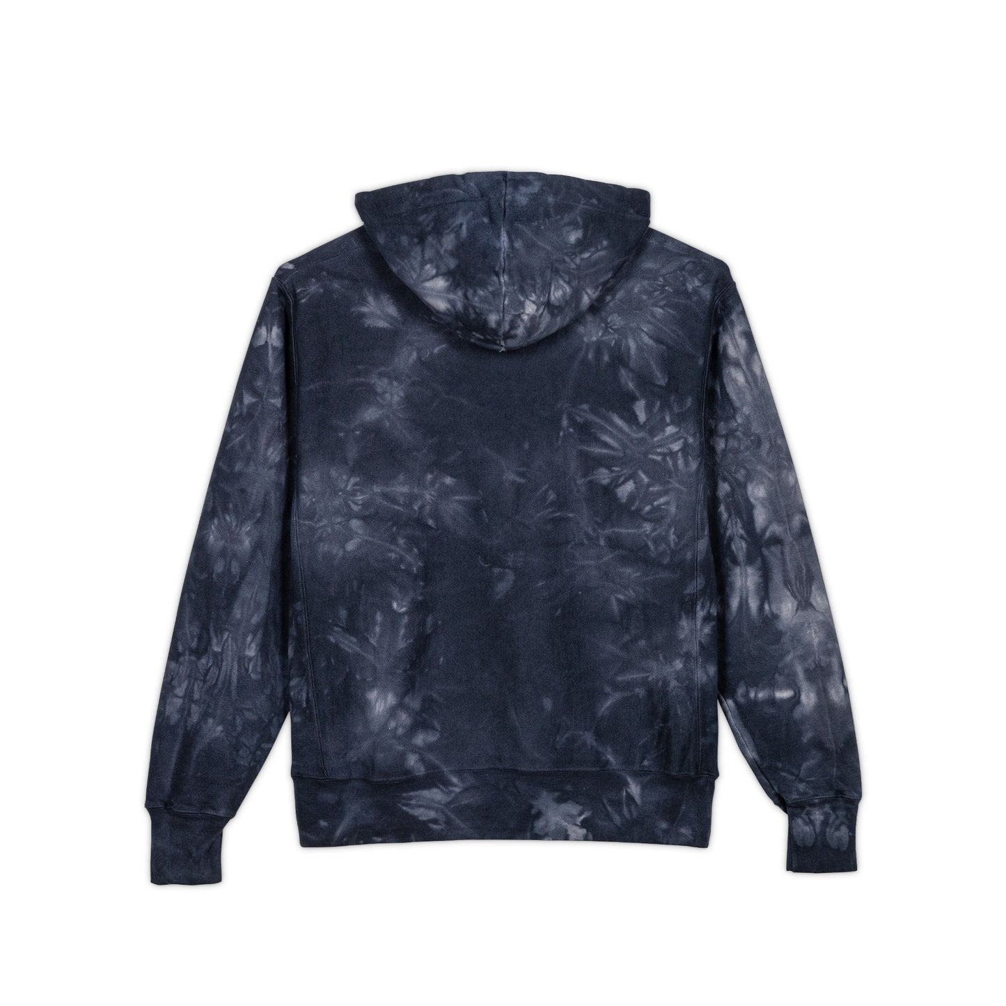 Tie-Dye Hoodie — Embroidered "Good Vibes" Peace Sign