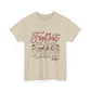 Inspirational Quote Tee — "Find Out Who You Are and Do It On Purpose" Floral Graphic T-Shirt
