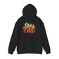 Hoodie — "Boo Bonfires October Oversized Hoodies" Cozy Fall Pullover (Stay Cozy)