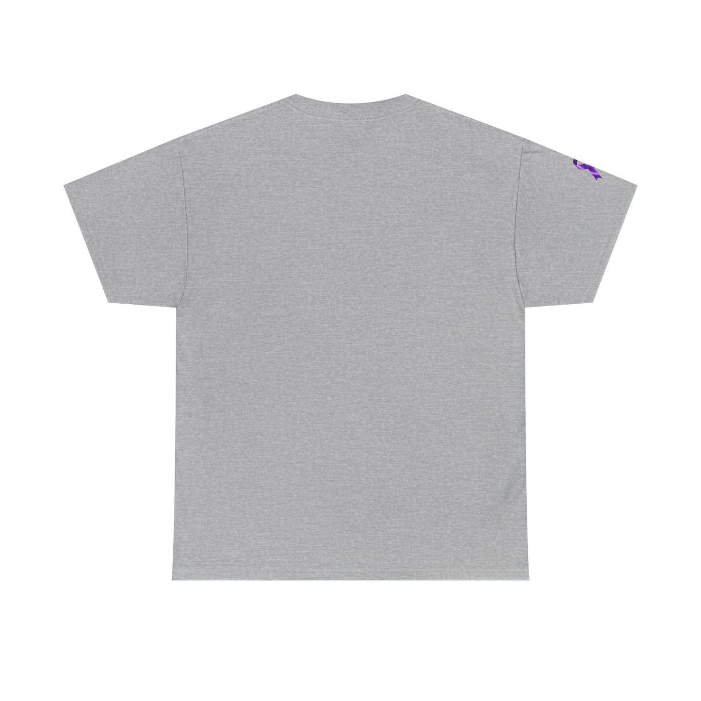 Pancreatic Cancer Awareness T-Shirt — Purple Ribbon Hope, Strength & Faith Tee