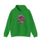 Racer Girl Motorcycle Hoodie — "Real Girls Let 'Er Eat" / "A Little Roost Never Hurt"