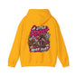 Racer Girl Motorcycle Hoodie — "Real Girls Let 'Er Eat" / "A Little Roost Never Hurt"