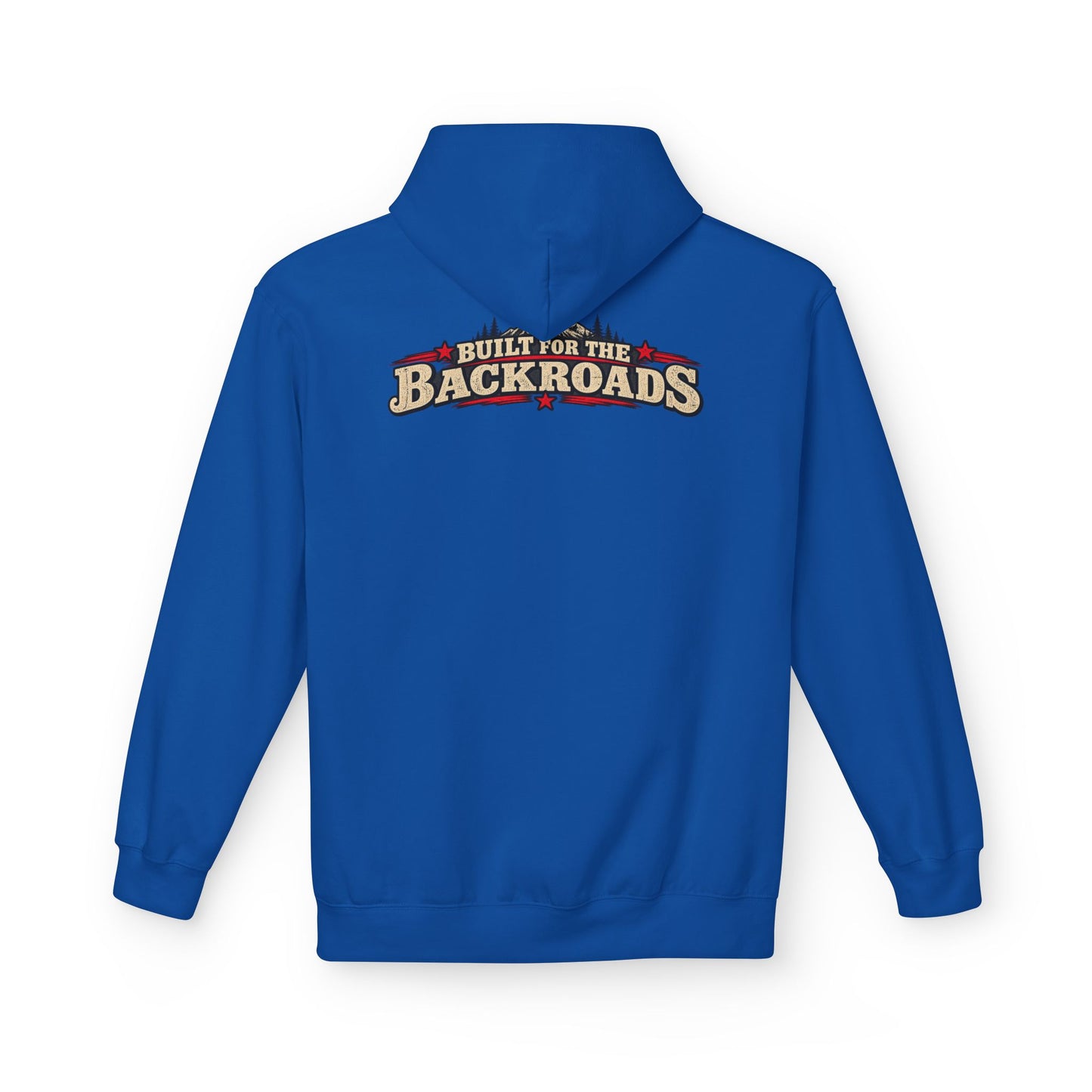 Hoodie — 'Built on the Backroads' Jimmy Riggs Vintage Truck Graphic