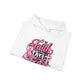 Faith Over Fear Hoodie — Pink Ribbon Breast Cancer Awareness Philippians 4:13 Hooded Sweatshirt