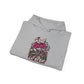 Hoodie — "Real Girls Let 'Er Eat" Retro Biker Graphic Hoodie