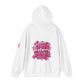 Breast Cancer Survivor Hoodie — “Cancer Picked the Wrong Girl” / Faith Strength Courage