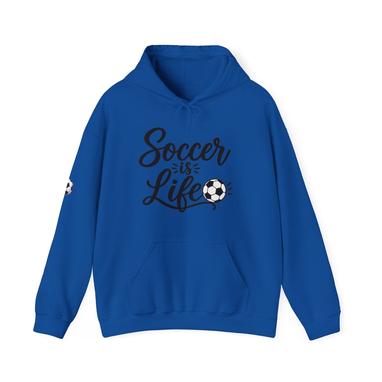 Soccer Is Life Hoodie — Soccer Player Pullover for Fans & Players