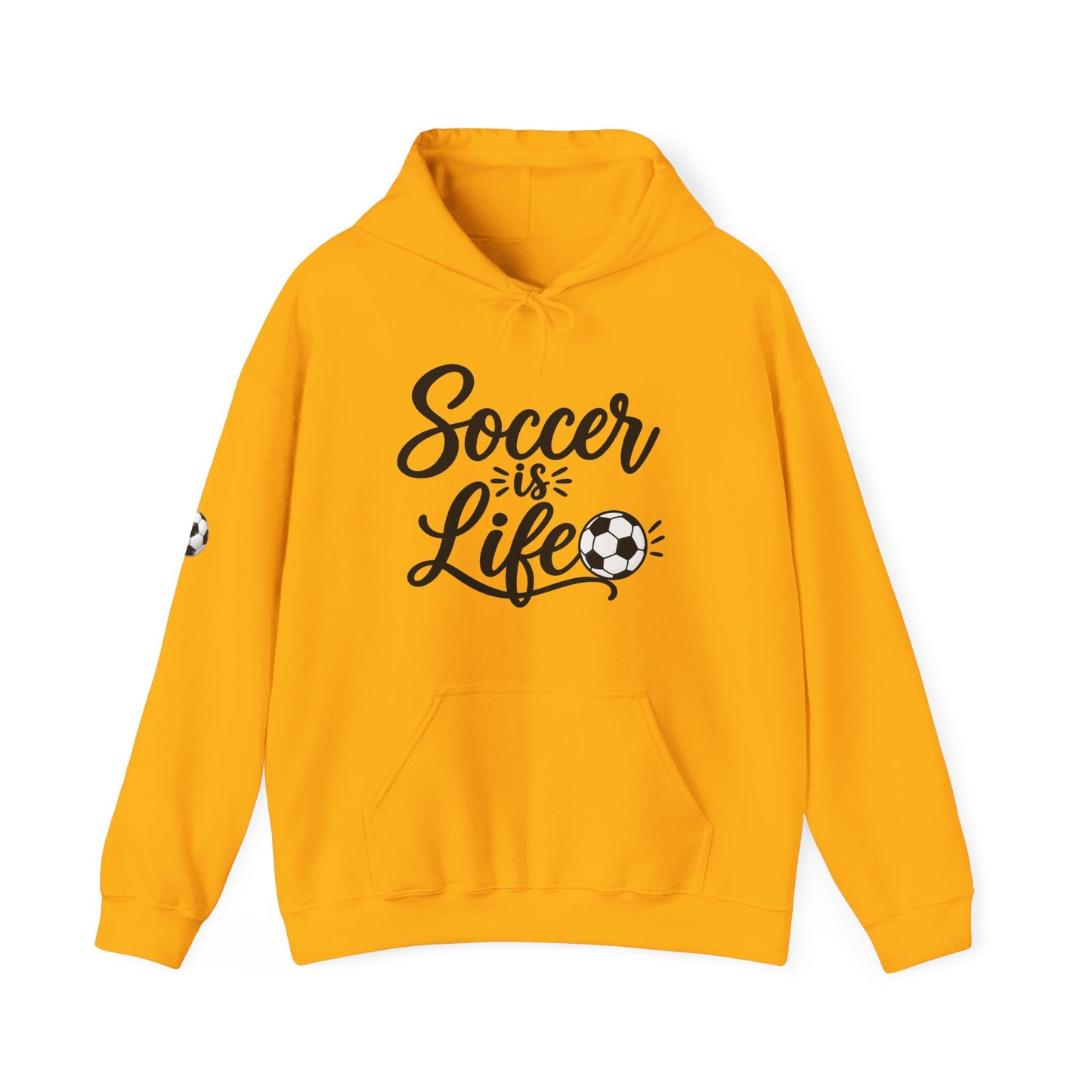 Soccer Is Life Hoodie — Soccer Player Pullover for Fans & Players